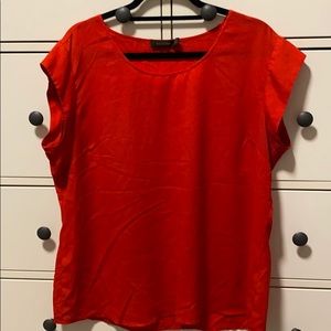 Red Satiny Blouse